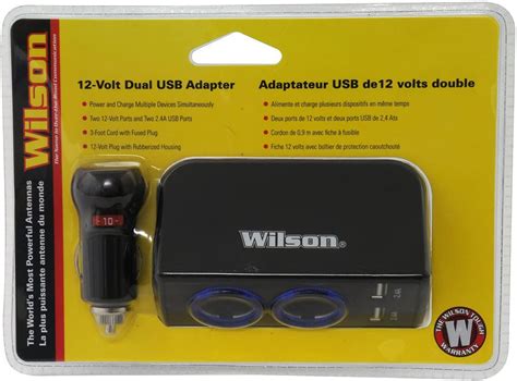 12-Volt Dual 2.4A USB Adapter with 3' Cord - Power up to 4 devices