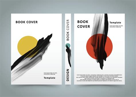 Book Cover abstract minimalist art soft cover book design poster design ...