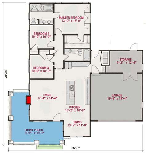 3 Garage House Plans : 3 Car Angled Garage House Floor Plans 3 Bedroom ...