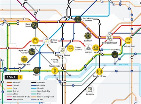 London Map With Tube Stops - Gretna Hildegaard