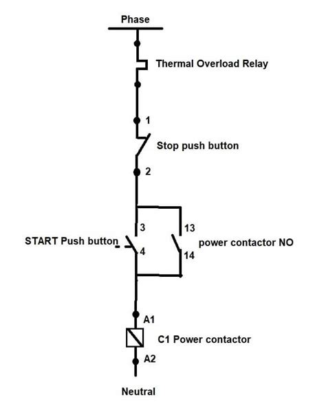 Dol Starter Power Circuit Diagram Pdf