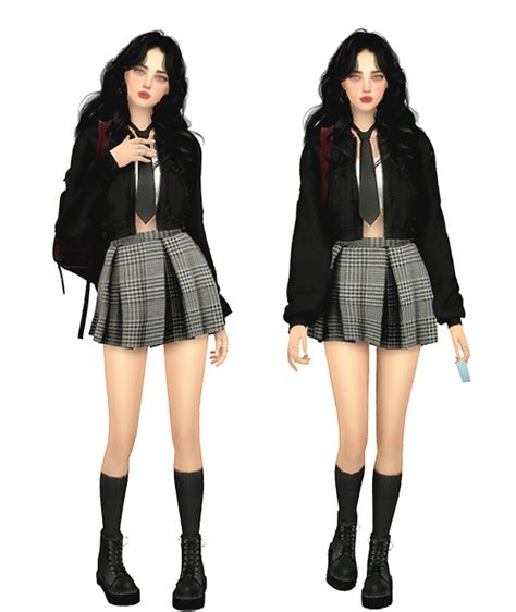 𝚃𝙷𝙴 𝚔𝙸𝙼𝚂 𝟺 | School Uniform Lookbook #5