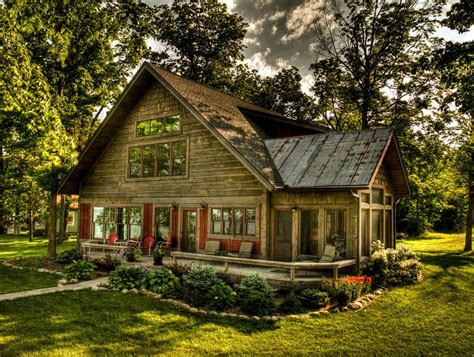 Rustic Lake House Plans