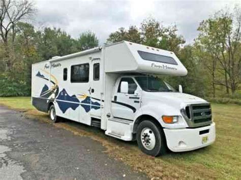 Ford F750 Toy Hauler --- 7. 2l Cat Diesel --- 39' Super: Vans, SUVs ...