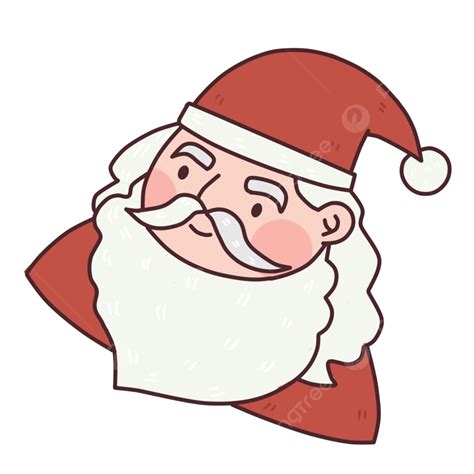 Aesthetic Christmas Clipart Vector, Aesthetic Christmas Santa Element ...