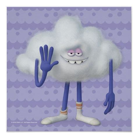 Cloud Posters & Prints | Zazzle | Troll, Trolls movie, Trolls birthday ...