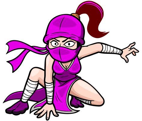 Ninja clipart pink ninja, Ninja pink ninja Transparent FREE for ...