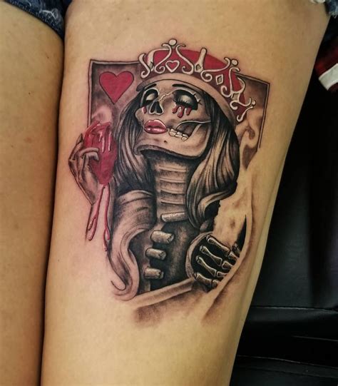 Queen of Hearts Tattoo Inspiration