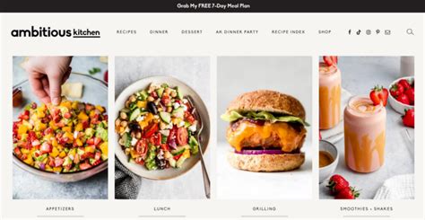 23+ Amazing Food Blog Examples of Great Design in 2025