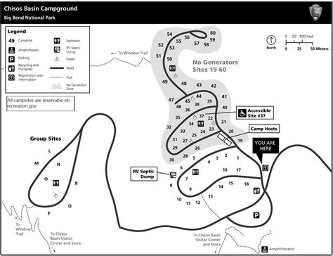 Chisos Mountains Lodge Map