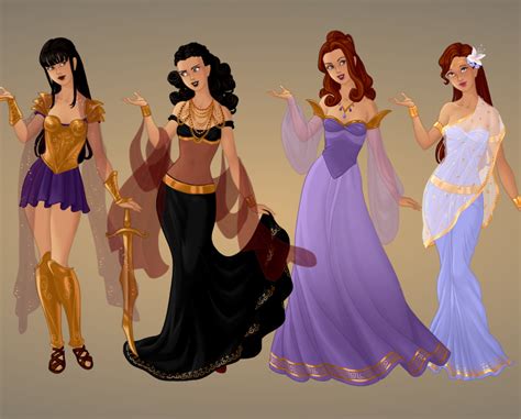 Daughters of Hera and Zeus by Ciabella on DeviantArt