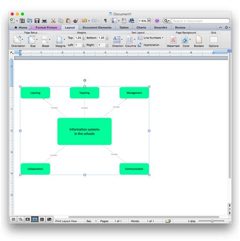 How to Insert a Mind Map into Microsoft Word Document | How to Convert ...