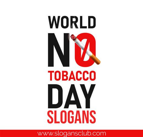 World No Tobacco Day Slogans - Slogans Club