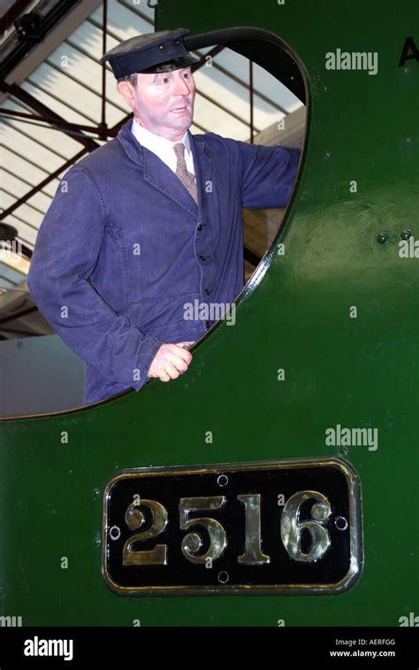 Train driver, Swindon 'Steam' Railway Museum, Swindon, Wiltshire ...