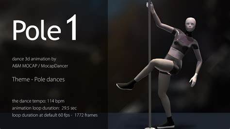 ArtStation - A&M: Pole dance 1 - character animation (114 bpm) | Game ...