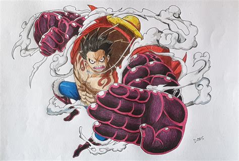 Luffy Gear 2 Sketch