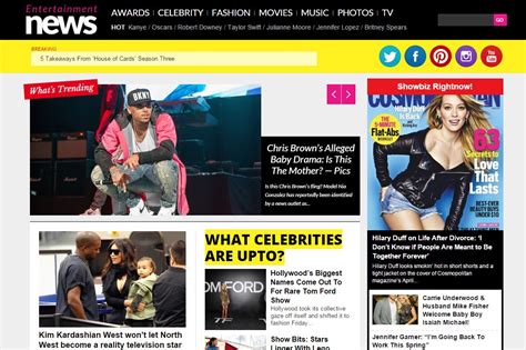 Entertainment News Celebrity Portal | WordPress Themes ~ Creative Market