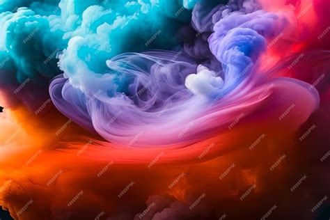 Premium AI Image | A colorful cloud with the word cloud on it