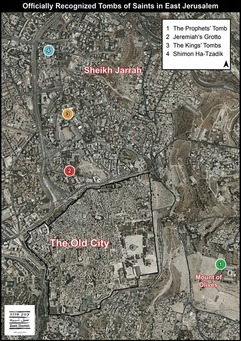 Officially Recognized Holy sites In East Jerusalem (Outside the Walls ...