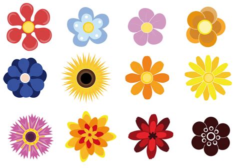 Cute Flowers Vector Art & Graphics | freevector.com