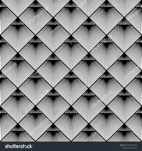 Art Deco Wallpaper Black White Seamless Stock Vector (Royalty Free ...