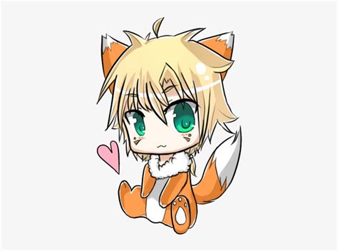 Mswgnab - Cute Anime Fox Boy Transparent PNG - 500x550 - Free Download ...