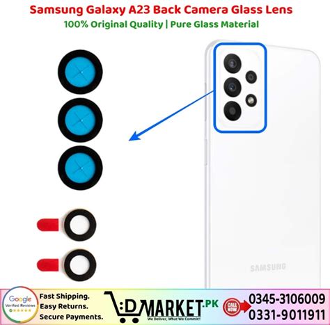 Samsung Galaxy A23 Back Camera Glass Lens Price In Pakistan | Fast+Secure!