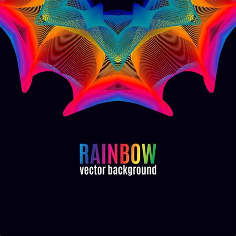 Rainbow Lines background 340728 Vector Art at Vecteezy