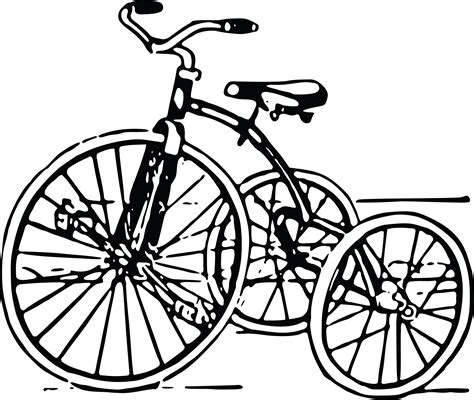 Tricycle Drawing at GetDrawings | Free download