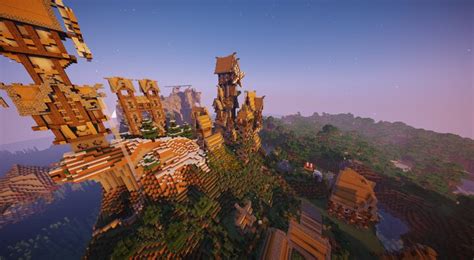 Mountain village Minecraft Map