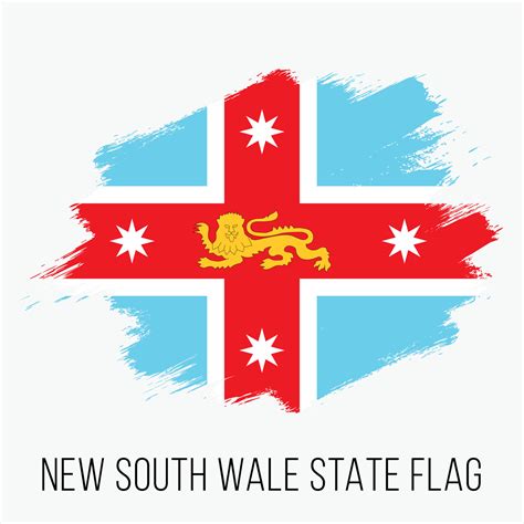 Australian State New South Wales Vector Flag Design Template 23621197 ...