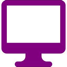 Purple desktop 2 icon - Free purple desktop icons