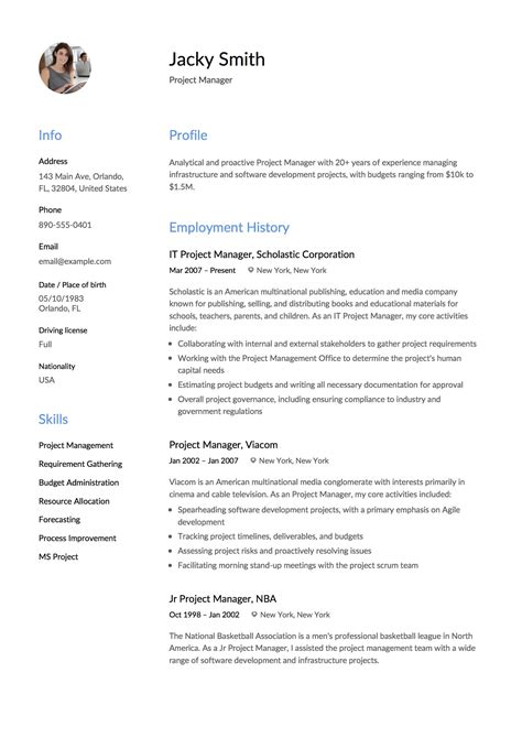 29++ Best resume headline for project manager For Your Application