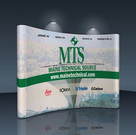 Trade Show Backdrop Design for Maine Technical Source :: Behance