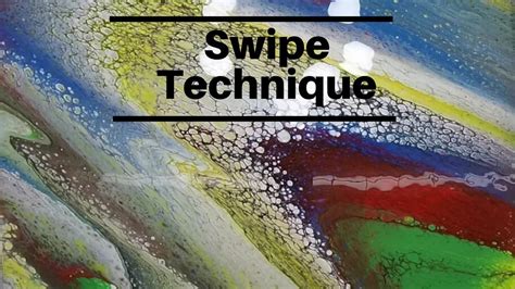 ACRYLIC POURING PAINTING #33 SWIPE TECHNIQUE - YouTube