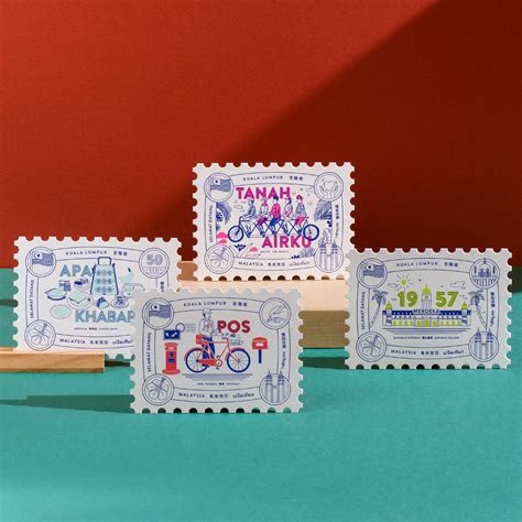 Set of 4 Stamp Postcards (First Edition) – The Alphabet Press (TAP)