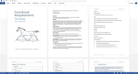 Functional Requirements Template - Technical Writing Tips