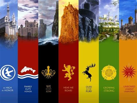 Game Of Thrones Houses