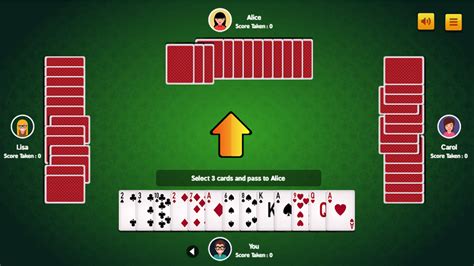 🕹️ Play Hearts Card Game Online: Free Online Hearts Cards Video Game ...