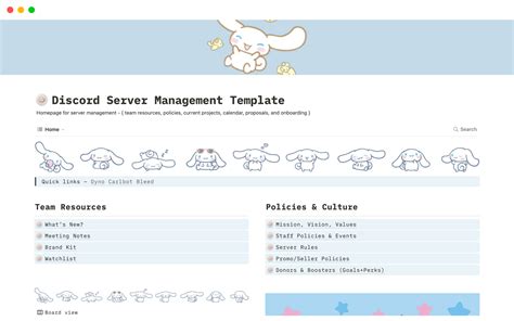 Discord Server Management Template by Venom | Notion Marketplace