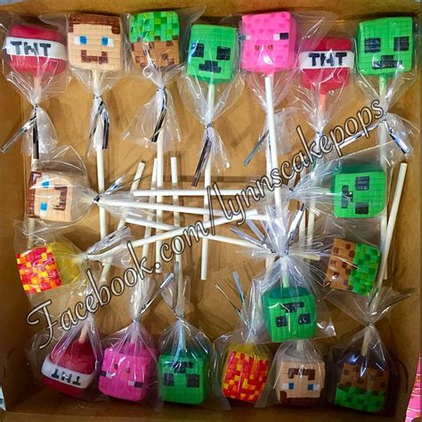 Minecraft Cake Pops #lynnscakepops | Minecraft cake pops, Minecraft ...