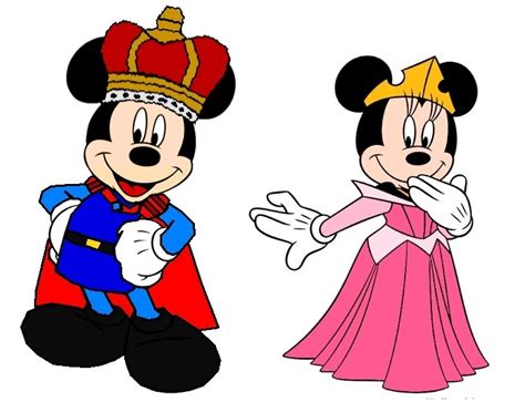 Prince Mickey & Princess Minnie - Sleeping Beauty - Mickey and Minnie ...