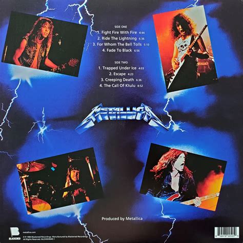 Metallica Ride The Lightning Vinyl CD / Vinyl | Loudtrax