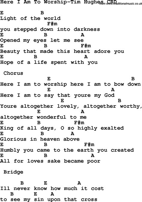 Free Printable Lyrics To Christian Songs - Free Printable