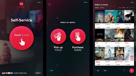 AMC Theatres: Ticket Kiosk on Behance