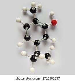 Carvacrol Molecular Structure Isolated On White Stock Photo 1710591637 ...