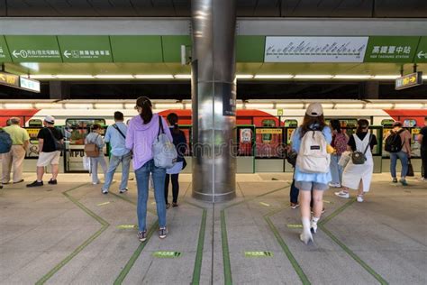 Taichung MRT Metro System Green Line. Taichung City, Taiwan. Editorial ...