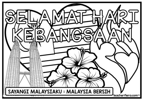 Hari Malaysia Coloring Pages