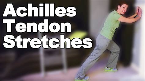 Achilles Tendon Stretches - Ask Doctor Jo - YouTube