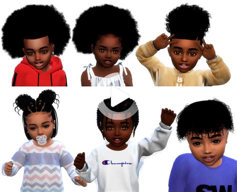 Sims 4 kids hair and clothes cc - vametsys